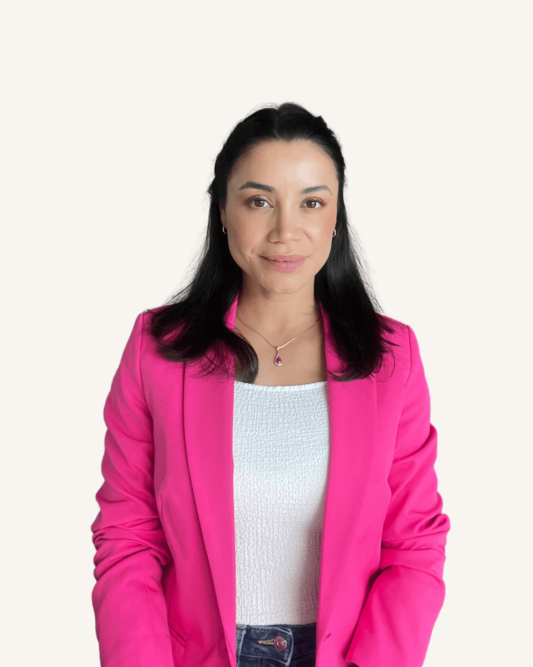 Patricia Zapata, bookkeeper, smiling in a professional portrait